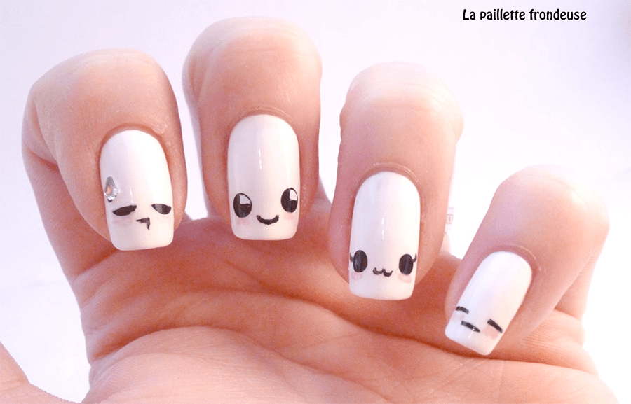 Kaomoji Nail Art