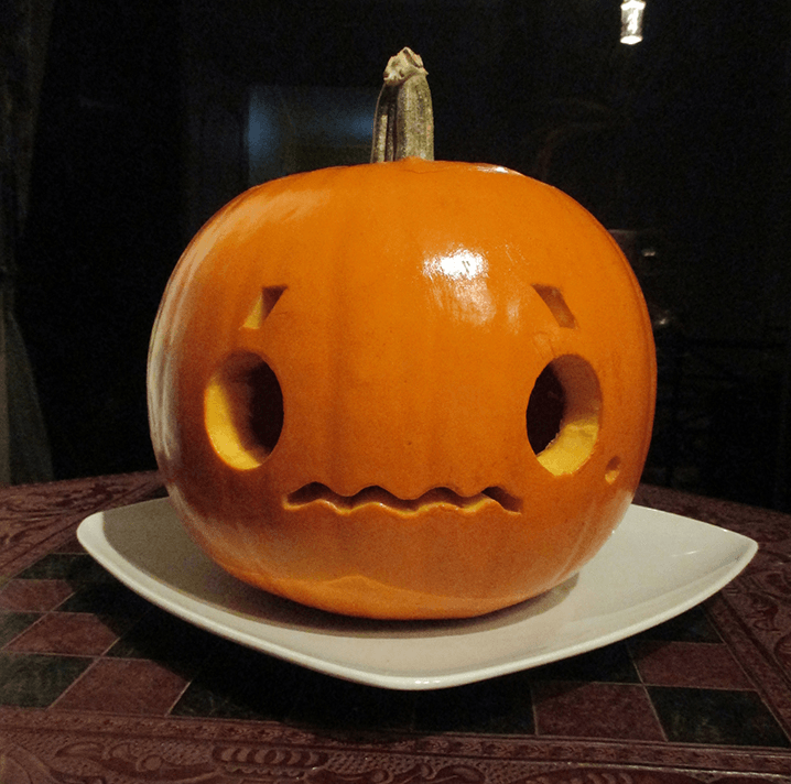 Japanese Emoticon Pumpkin